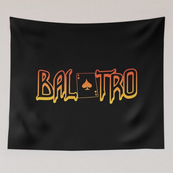Item preview, Balatro Logo Fire Gradient designed and sold by BubblePopRed.