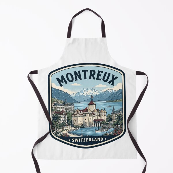 Item preview, Vintage Montreux Switzerland Lake Geneva Travel Badge designed and sold by k3rstman1.