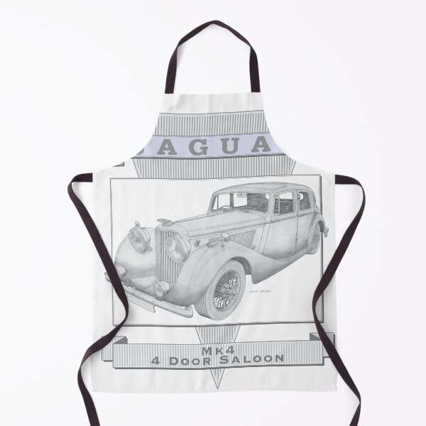 Item preview, Jaguar Mk4 4 Door Saloon Hand-drawn designed and sold by Classic Car Art Drawings.