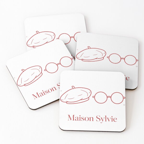 Item preview, Maison Sylvie Red Line Art Logo - Red Beret Glasses designed and sold by MAISON SYLVIE.