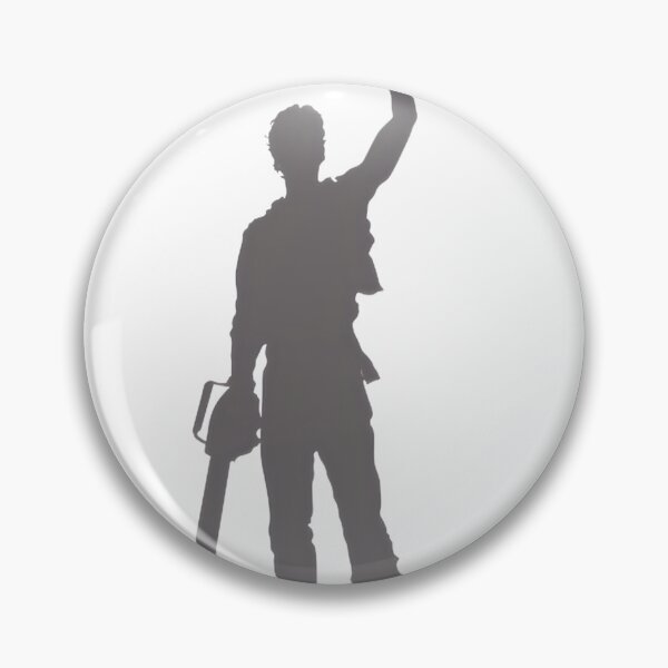 Item preview, Hero Silhouette With Chainsaw And Boomstick ⭐⭐⭐⭐⭐ designed and sold by Michelle Mcbride.