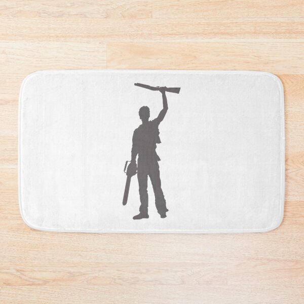 Item preview, Hero Silhouette With Chainsaw And Boomstick ⭐⭐⭐⭐⭐ designed and sold by Michelle Mcbride.