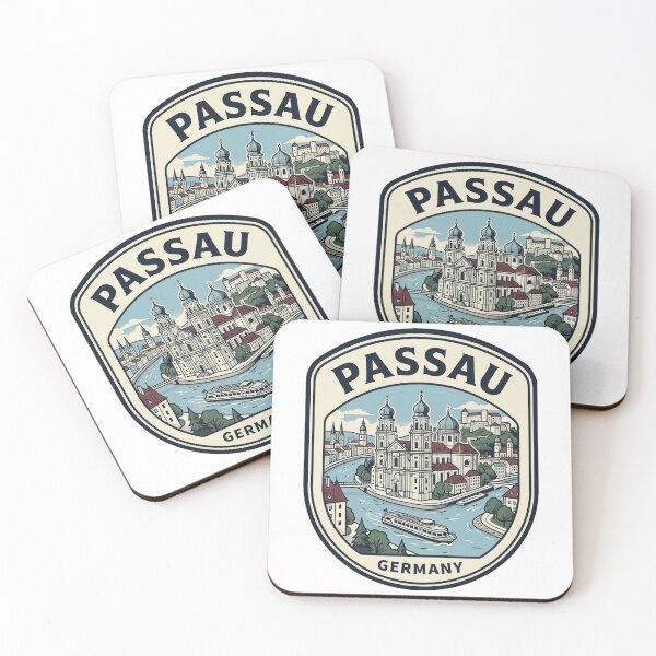 Item preview, Vintage Passau Germany Three Rivers City Badge designed and sold by k3rstman1.