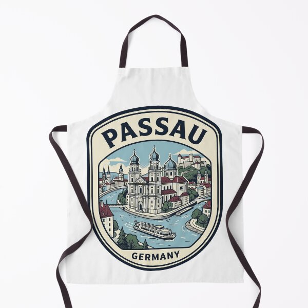 Item preview, Vintage Passau Germany Three Rivers City Badge designed and sold by k3rstman1.