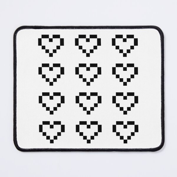 Item preview, 12 Pixel Hearts - White designed and sold by handymaryloui.