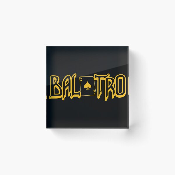 Item preview, Balatro Logo Flat Gold designed and sold by BubblePopRed.