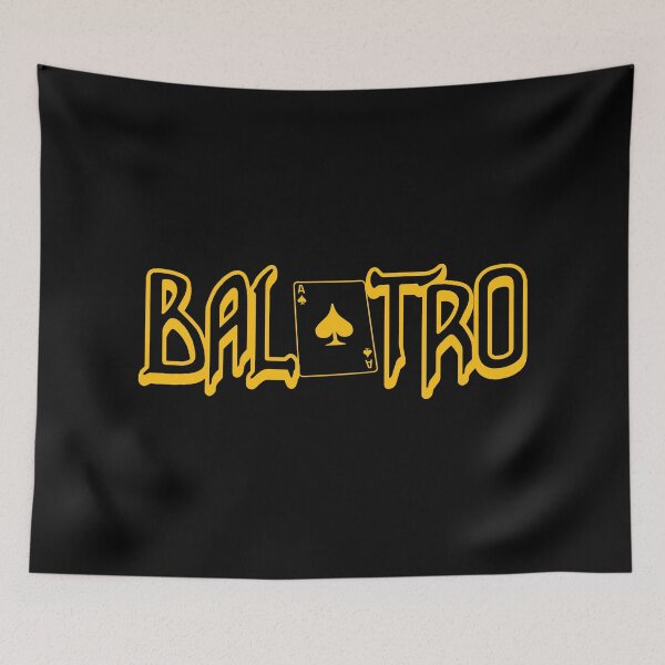 Item preview, Balatro Logo Flat Gold designed and sold by BubblePopRed.