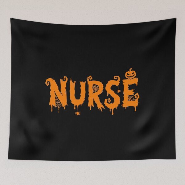 Item preview, NURSE HALLOWEEN orange dripping designed and sold by YNELENT.