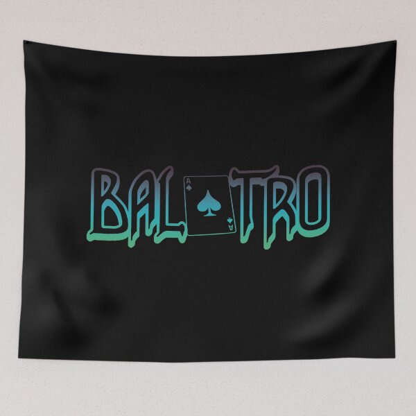 Item preview, Balatro Logo Green Gradient designed and sold by BubblePopRed.
