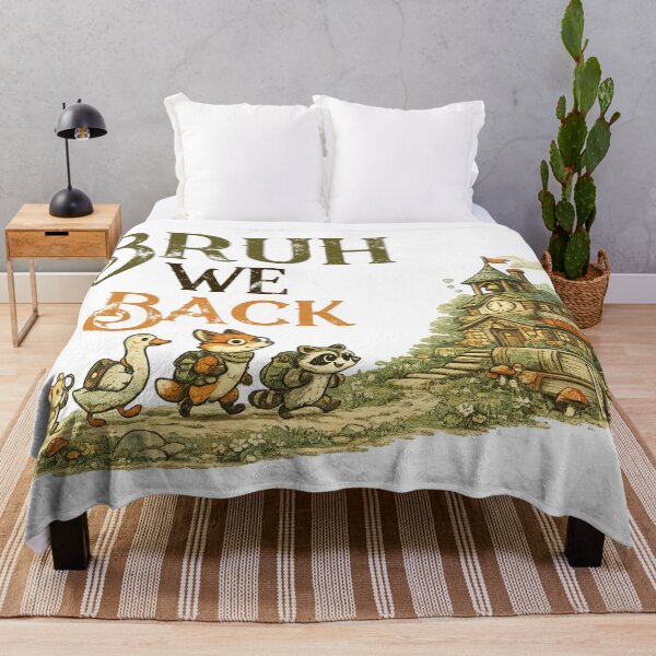 Item preview, Funny Bruh We Back Cute woodland Friends Back to School designed and sold by SON SON.