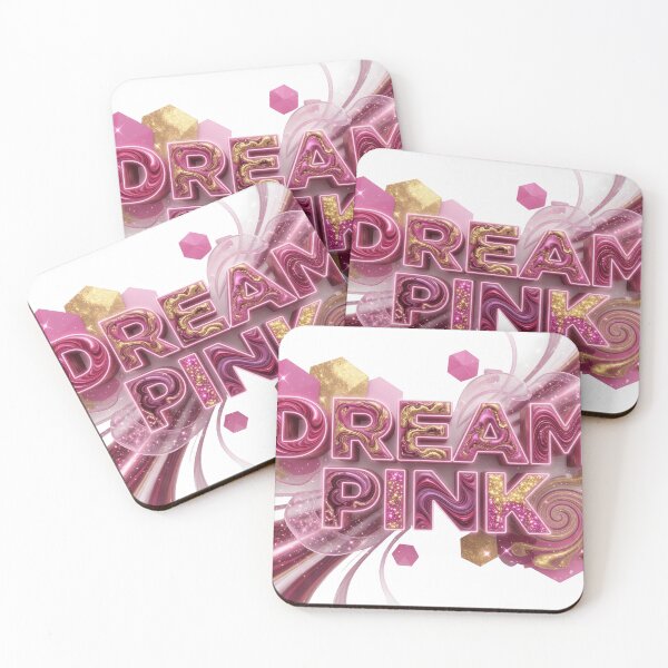 Item preview, Modern DREAM PINK 3D Text Art designed and sold by dazzlemakers.