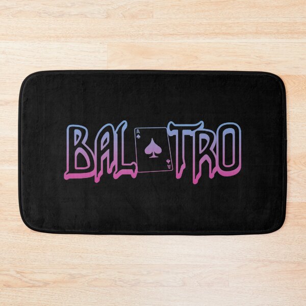 Item preview, Balatro Logo Sunset Pastel Purple-Blue Gradient designed and sold by BubblePopRed.