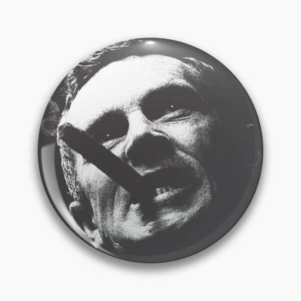 Item preview, Enigmatic Man Smoking Cigar Black And White Portrait ⭐⭐⭐⭐⭐ designed and sold by Michelle Mcbride.