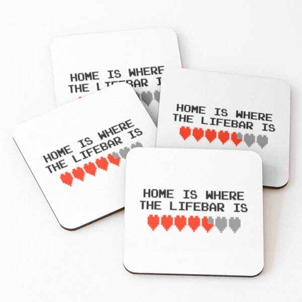 Item preview, Home Is Where The Lifebar Is designed and sold by handymaryloui.