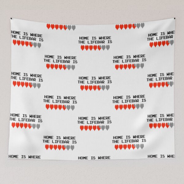 Item preview, Home Is Where The Lifebar Is designed and sold by handymaryloui.