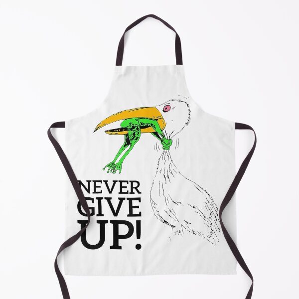 Item preview, Vintage Never give up stork and frog designed and sold by ColemanOlmos.