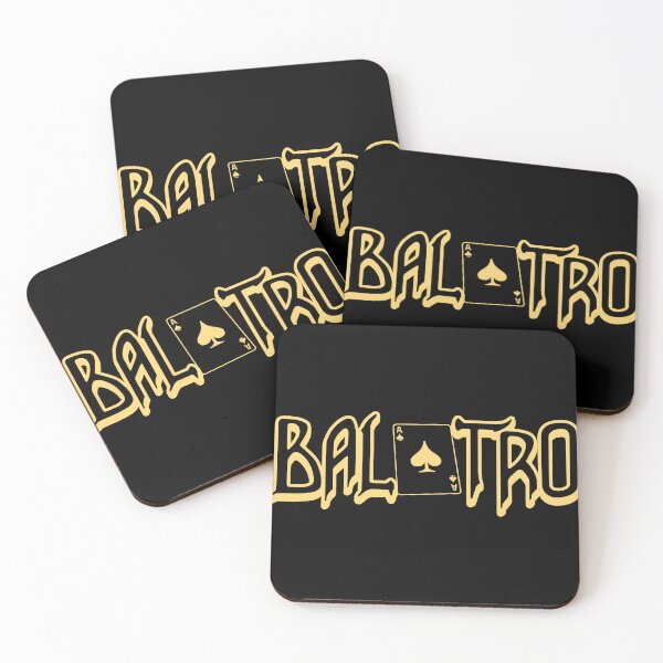 Item preview, Balatro Logo Flat Yellow designed and sold by BubblePopRed.