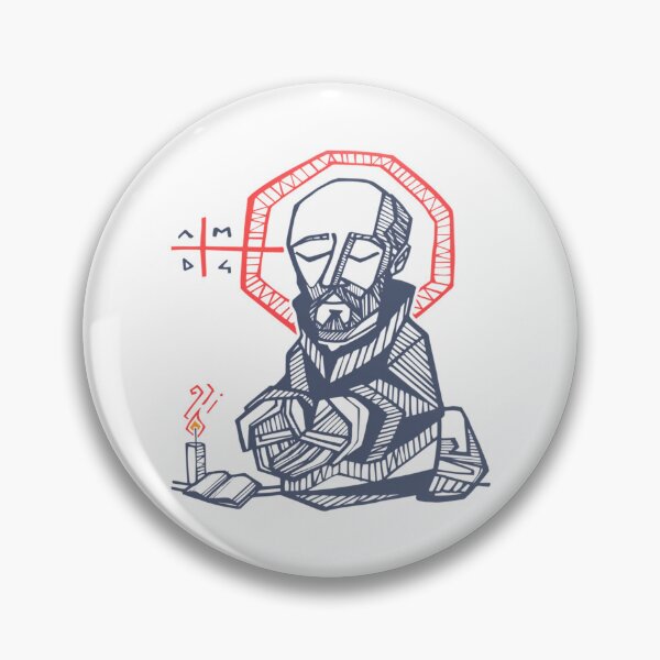 Item preview, Saint Ignatius Of Loyola Hand Drawn Illustration designed and sold by sh-lynnetaub.
