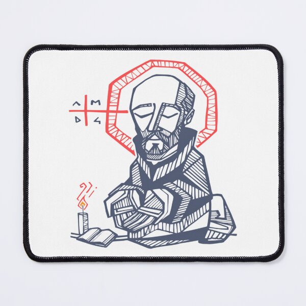 Item preview, Saint Ignatius Of Loyola Hand Drawn Illustration designed and sold by sh-lynnetaub.