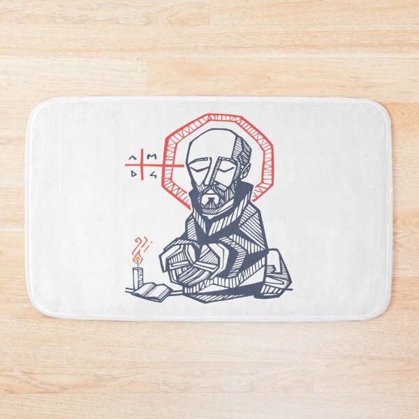 Item preview, Saint Ignatius Of Loyola Hand Drawn Illustration designed and sold by sh-lynnetaub.