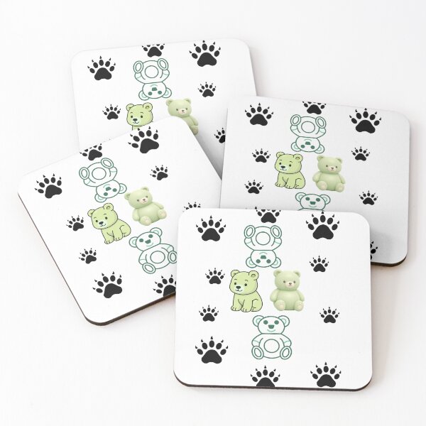 Item preview, Stuffed Bear with Footprint for Duvet or Throw blankets designed and sold by SVSocialH.