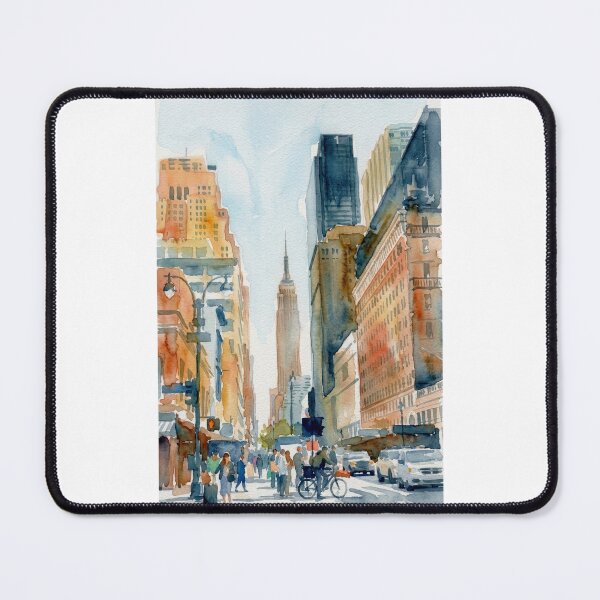 Item preview, Manhattan Street View, Art Deco Skyscraper designed and sold by caracatita75.