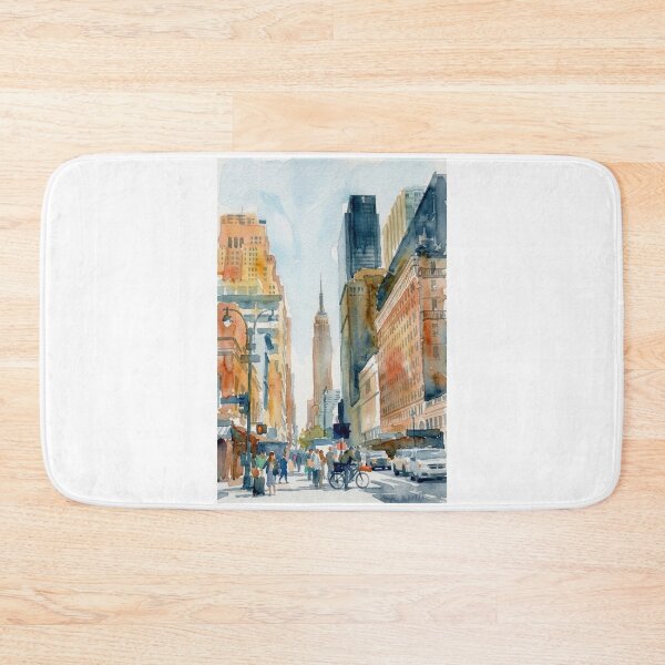 Item preview, Manhattan Street View, Art Deco Skyscraper designed and sold by caracatita75.