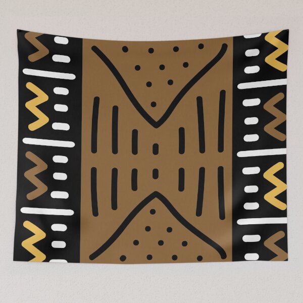 Item preview, Traditional Bogolan Pattern – African Textile Art & Ethnic Design designed and sold by Wolagno.
