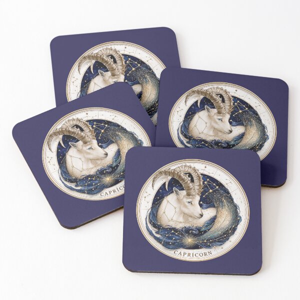 Item preview, Capricorn Zodiac Sea Goat Celestial Astrology Art PNG designed and sold by MythicMood.