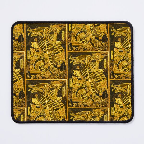 Item preview, Cyberpunk Ukiyo-e Samurai Oni | Golden Tokyo Nightscape | Japanese Warrior Art designed and sold by RhymeArc.