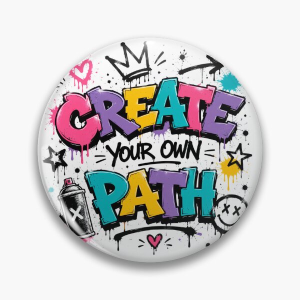Item preview, Vibrant Create Your Own Path Graffiti Artwork designed and sold by The Shirt Shoppee .