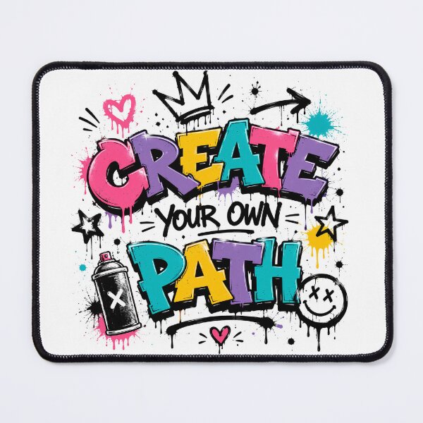 Item preview, Vibrant Create Your Own Path Graffiti Artwork designed and sold by The Shirt Shoppee .