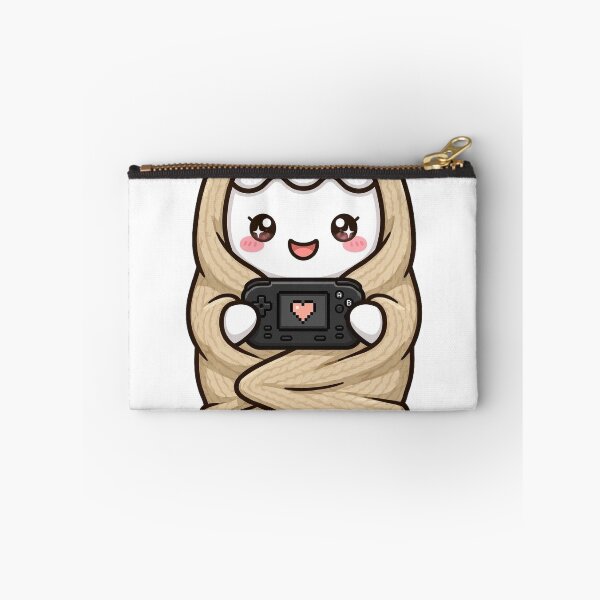 Item preview, Cute Cozy Ghost Gamer Under Blanket - Just One More Game - Kawaii Halloween Gaming designed and sold by Petringo.