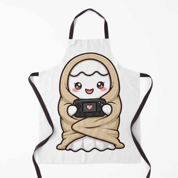 Item preview, Cute Cozy Ghost Gamer Under Blanket - Just One More Game - Kawaii Halloween Gaming designed and sold by Petringo.