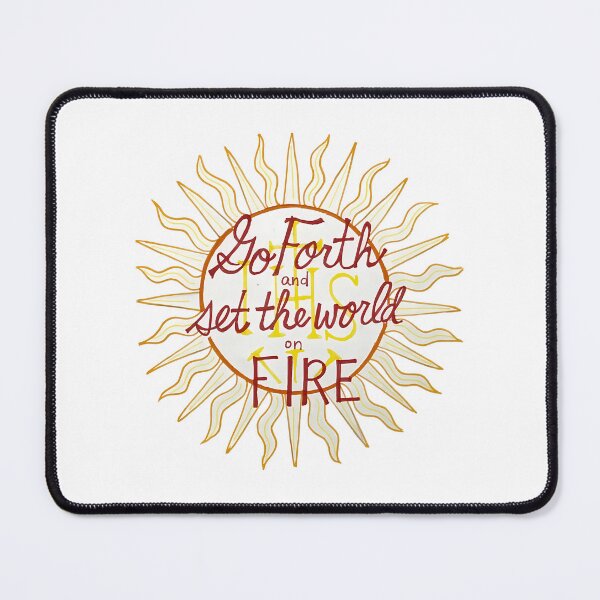 Item preview, Set The World On Fire Jesuit Logo designed and sold by sh-lynnetaub.