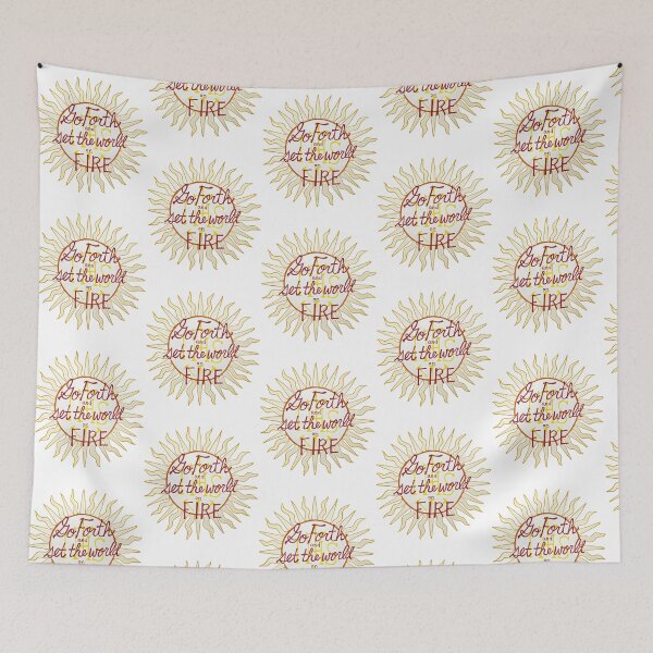 Item preview, Set The World On Fire Jesuit Logo designed and sold by sh-lynnetaub.