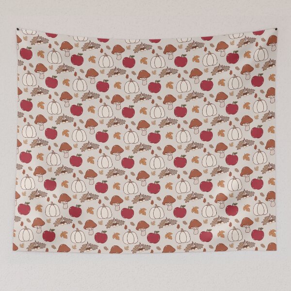 Item preview, Autumn Harvest Apples Pumpkin designed and sold by Nattrika.