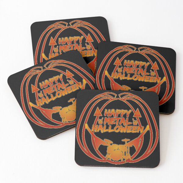 Item preview, Happy Metal Halloween Rocker Pumpkin designed and sold by FMH.