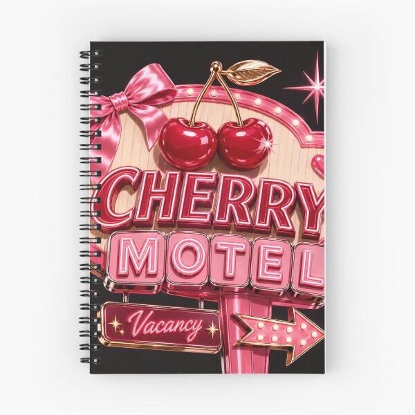 Item preview, Cherry Motel – Retro Neon Cherry Aesthetic designed and sold by AngieKolki.