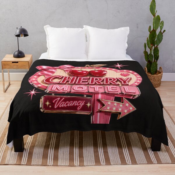 Item preview, Cherry Motel – Retro Neon Cherry Aesthetic designed and sold by AngieKolki.