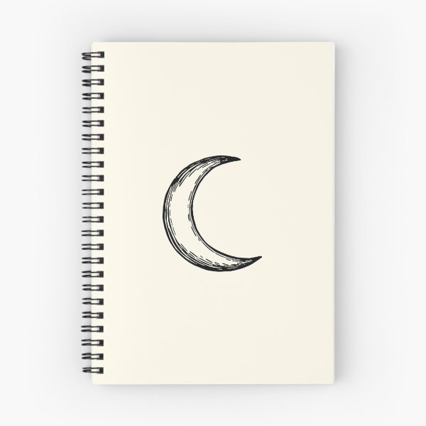 Item preview, Vintage Crescent Moon Celestial Line Art designed and sold by jianina-alondra.