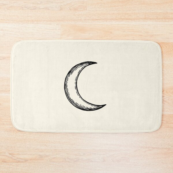 Item preview, Vintage Crescent Moon Celestial Line Art designed and sold by jianina-alondra.