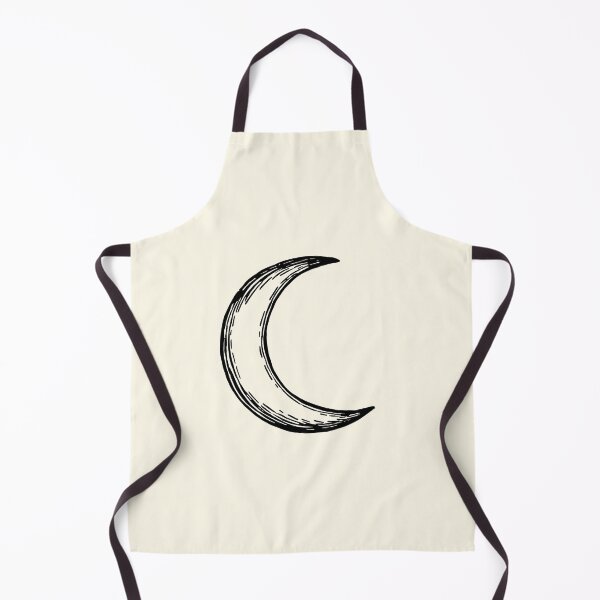 Item preview, Vintage Crescent Moon Celestial Line Art designed and sold by jianina-alondra.