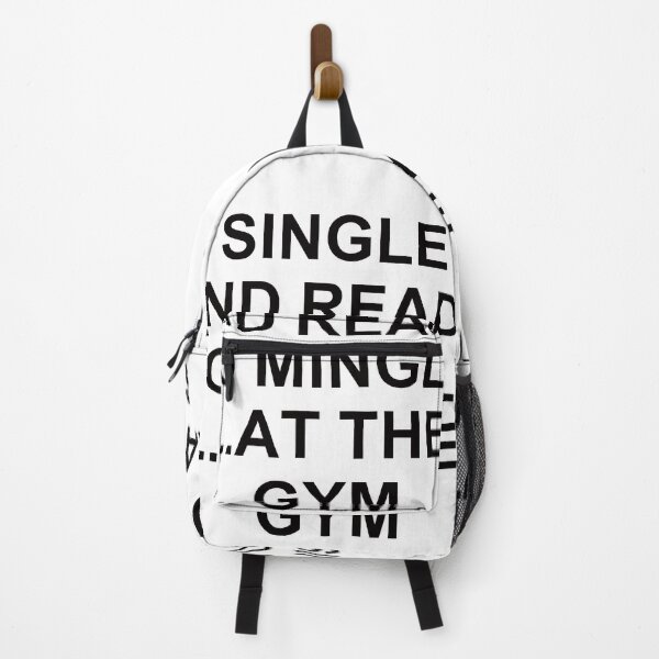 Item preview, Single And Ready To Mingle ... At The Gym. designed and sold by EunsooLee.