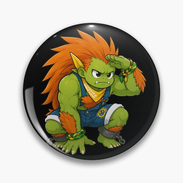 Item preview, Chibi Blanka Street Fighter 6 | SF6 Fanart designed and sold by bapupa.