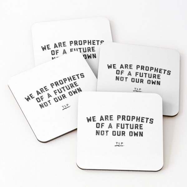 Item preview, We Are Prophets Of A Future Not Our Own Sticker designed and sold by sh-lynnetaub.
