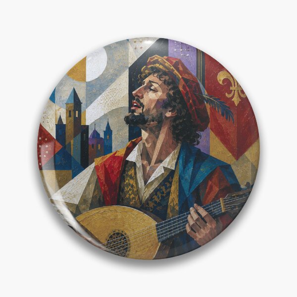 Item preview, Echoes of the Troubadour painting. designed and sold by GalleryKauffeld.