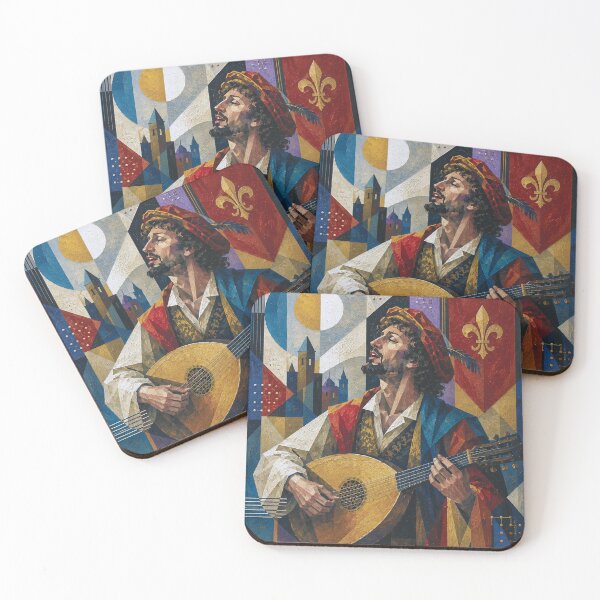 Item preview, Echoes of the Troubadour painting. designed and sold by GalleryKauffeld.