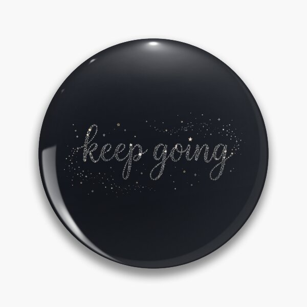 Item preview, Keep Going Starlight Constellation Script Motivational Art designed and sold by VibeShift Studio.