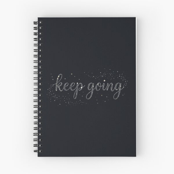 Item preview, Keep Going Starlight Constellation Script Motivational Art designed and sold by VibeShift Studio.